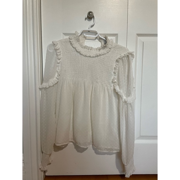 Zara Plumetis Top - Picture 4 of 4